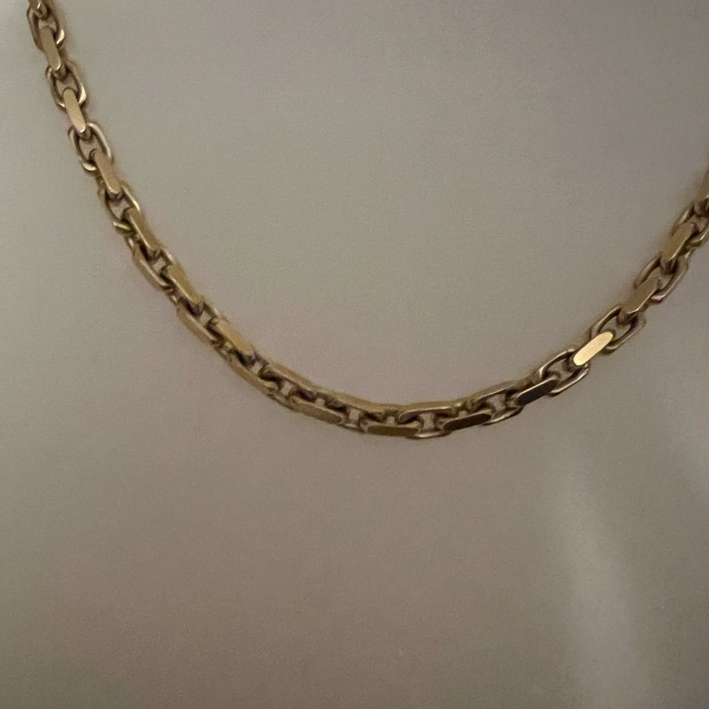 Men’s 14k 22” Necklace & Matching 8” bracelet set - Picture 9 of 11